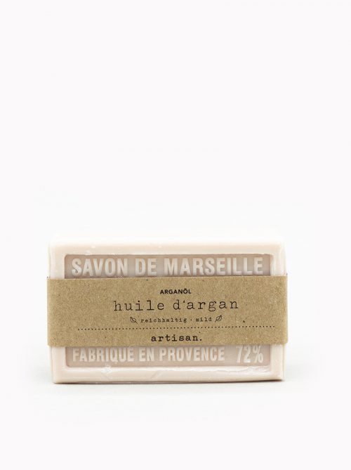 Naturseife mit Arganöl, feste Hand - und Duschseife, Savon de Marseille von artisan.