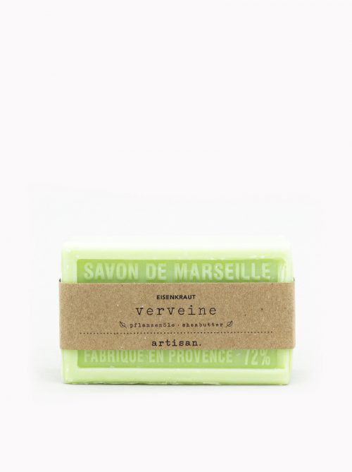 Naturseife Verveine, feste Hand - und Duschseife, Savon de Marseille von artisan.