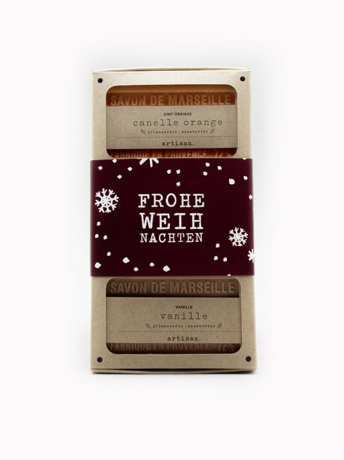 Naturseifen-Geschenkset Frohe Weihnachten
